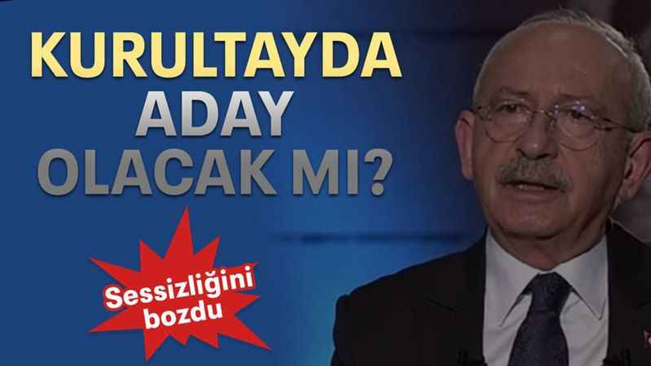 Kurultayda aday olacak mı?